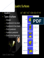 Quadric Surfaces - Traces and Graphing