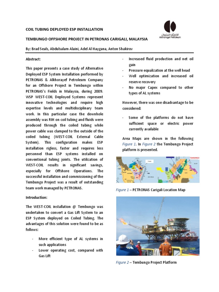 Coil Tubing ESP APC | Download Free PDF | Pump | Gases