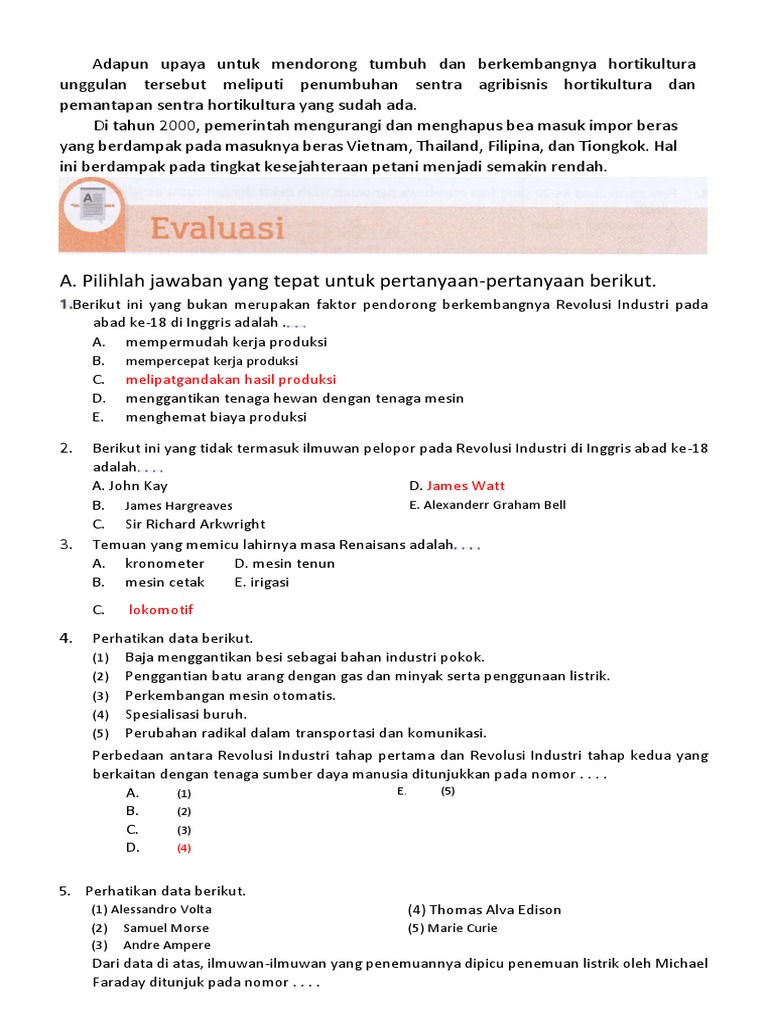 Soal Dan Jawaban Iptek Pdf