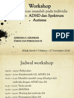 Workshop Penanganan ADHD Dan SA