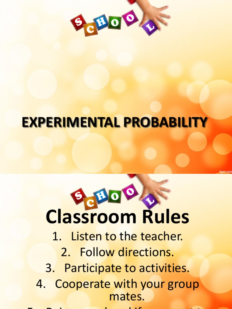 Experimental Probability | PDF | Probability