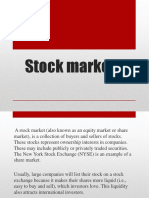 Lecture 10 Stock Markets
