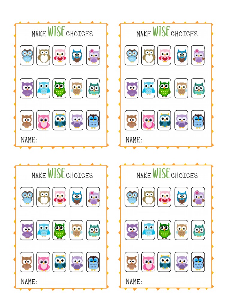 Behavior Chart PDF | PDF