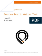 Practice Test Proficient