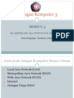 Modul 3 Klasifikasi Jaringan