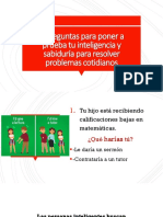 10 Preguntas Para Poner a Prueba Tu Inteligencia