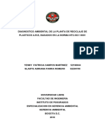 Diagnostico Ambiental de La Planta de Reciclaje de Plasticos PDF