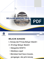 Konsep Dan Strategi Belajar Mandiri