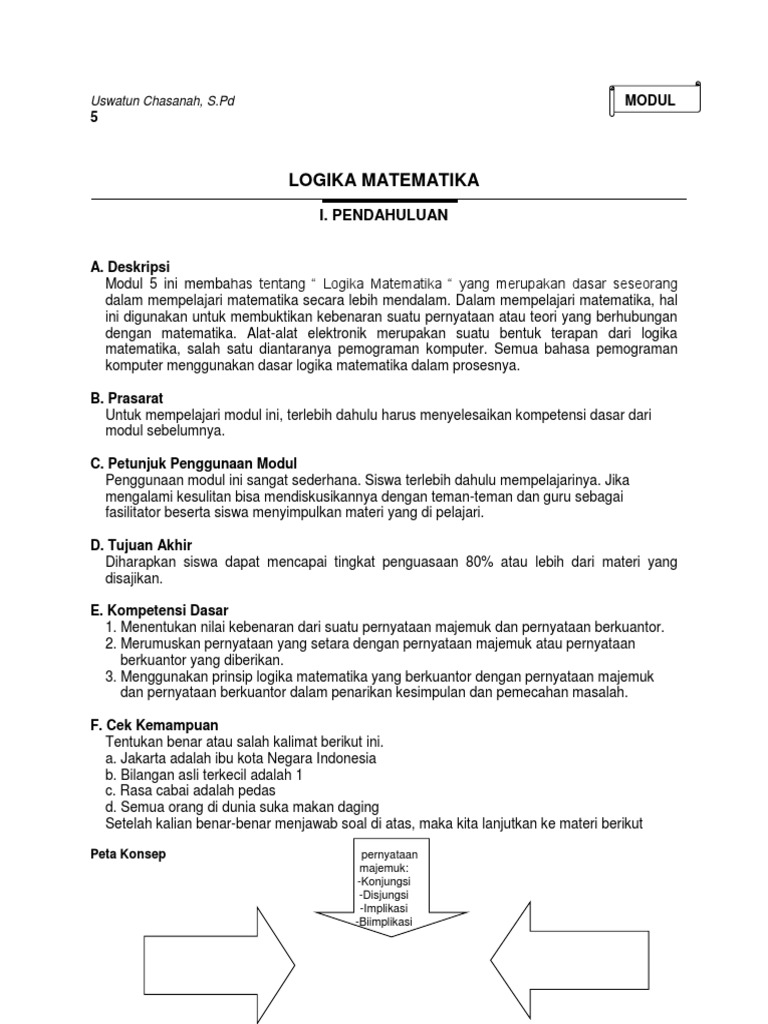 Logika Matematika dan Pernyataan Majemuk | PDF