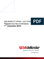 L'Etat Des Menaces premier semestre 2010 -bitdefender-