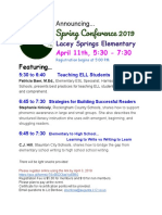 Spring Conference 2019