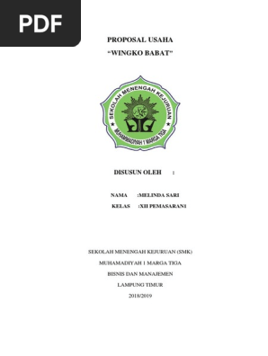 Proposal Usaha Melindaa Docx