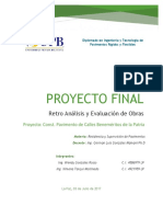 Proyecto Final - Residencia y Supervisión - Gonzales & Tarqui