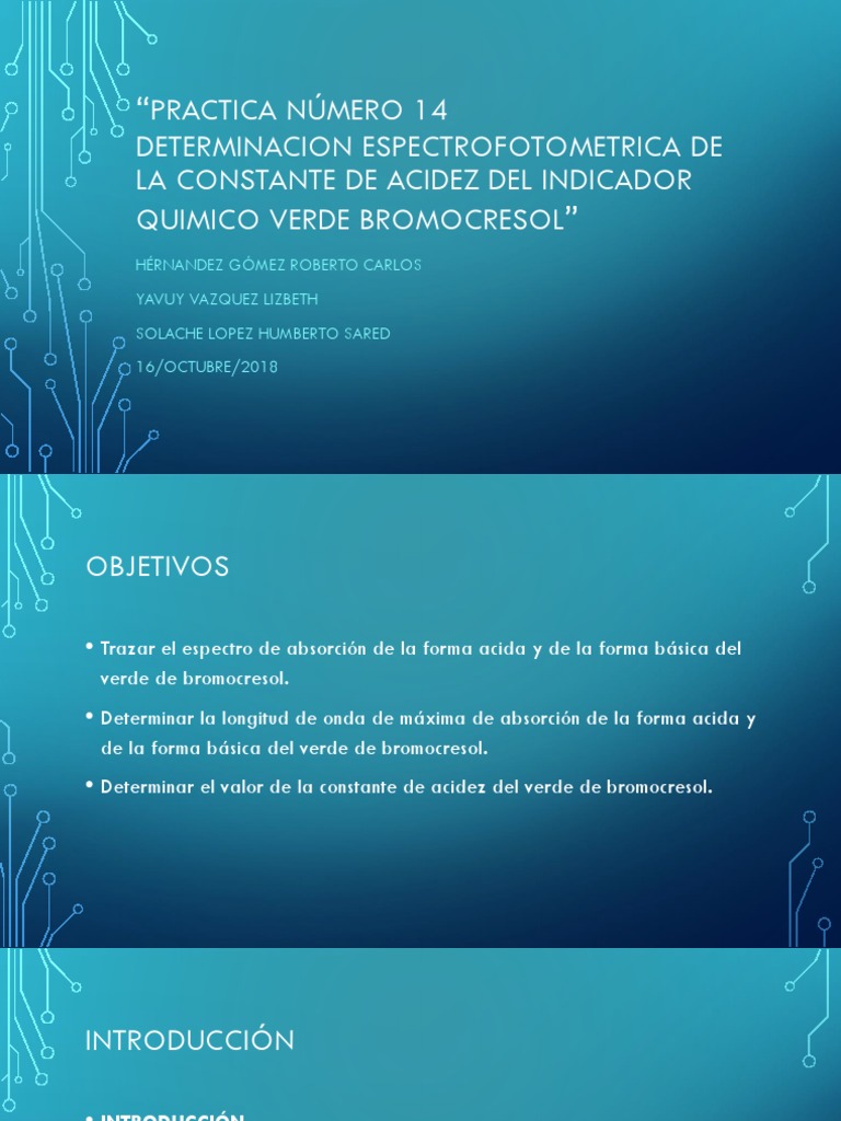 Practica No14 Equipo 7 3BM1 | PDF | Constante de disociación ácida | Ácido