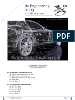 Automobile Engineering MCQ Ebook PDF