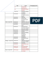 Jadwal Kasar