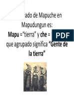 Significado de Mapuche en Mapudungun Es