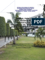 Manual para La Elaboracion Presentacion y Evaluacion Del TG y TD UBA PDF