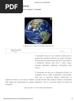 Geografia Física - Mundo Educação