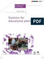 Statistics For Educational Planning: Distance Education Programme On Education Sector Planning