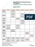 Mobile - April Calendar 2019