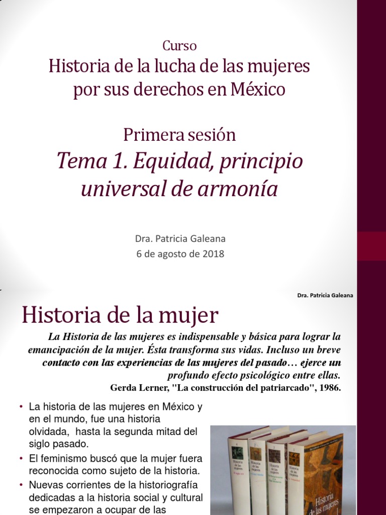 Historia de La Lucha de Las Mujeres Por Sus Derechos en México. | PDF ...