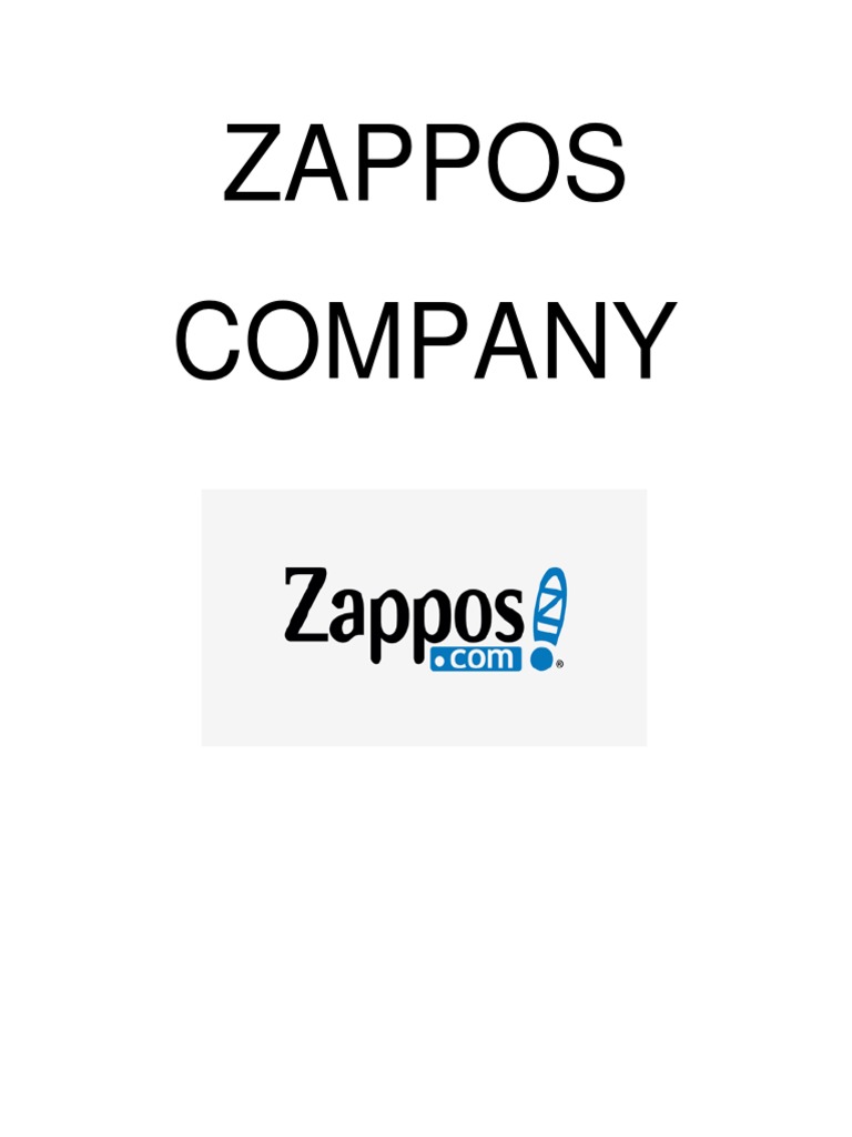 Zappos Company PDF Zappos Business