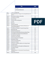 0 IFRS LIST DEC 2007 Table of Contents