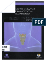 Trastornos de La Voz Del Diagnostico Al Tratamiento PDF