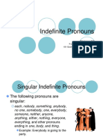 Indefinite Pronouns: Mini-Lesson #10 From The UWF Writing Lab's 101 Grammar Mini-Lessons Series