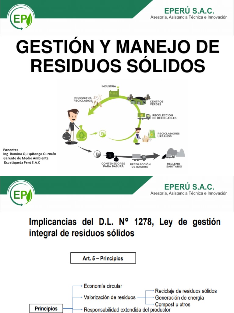 Gestión y Manejo de Residuos Sólidos | PDF | Residuos | Naturaleza