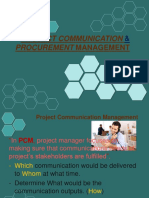 Project Communication Procurement Management