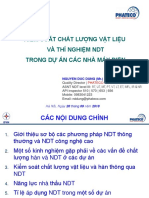 Hướng dẫn kiểm tra không phá huỷ NDT