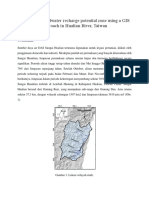 Mapping Groundwater Recharge Potential Zone Using A GIS Approach in Hualian River, Taiwan