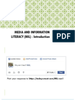 Media and Information Literacy