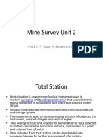 Mine Survey Unit 2: Prof K.S.Siva Subramanian