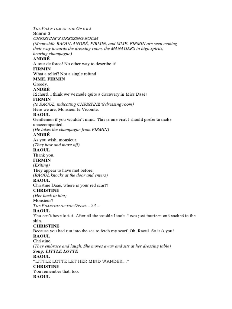 André Firmin Mme. Firmin André Firmin: HE Hantomofthe Pera | PDF | The