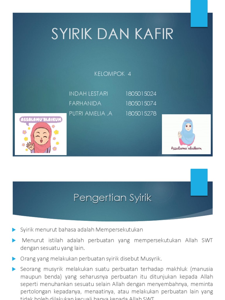 Syirik Dan Kafir Fix 1 Pdf