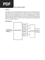 Speed Control of Ac Motor Using Smart Phone