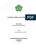 Rancangan Pembelajaran Semester (RPS) Psikologi Keperawatan. Tim - Akademi Keperawatan Kesdam II Palembang