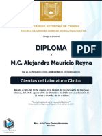 Ficha Técnica - Entrega de Documentos de Diplomado en Ciencias Del Laboratorio