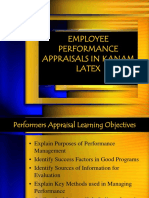 Employee Performance Appraisals in Kanam Latex