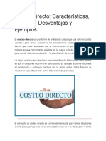 Costeo Directo