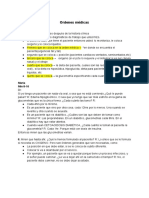 CLASE # 1, Ordenes Médicas PDF