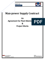 Offer Letter-Manpower Supply & Project Work