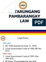 An Introduction to Katarungang Pambarangay