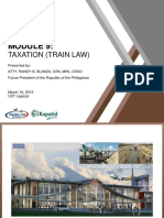 Module 9 - Taxation (Train Law)
