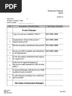 Audit Checklist For Plant