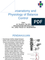 Neuroanatomy and Physiology of Balance Control - MUKERNAS YOGJA 2017
