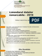 Calendarul datelor remarcabile - 2019.pptx